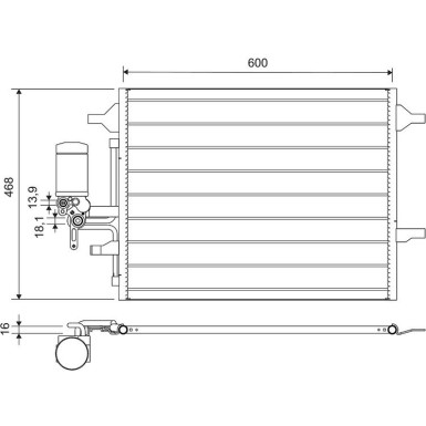 Valeo | Kondensator, Klimaanlage | 814321