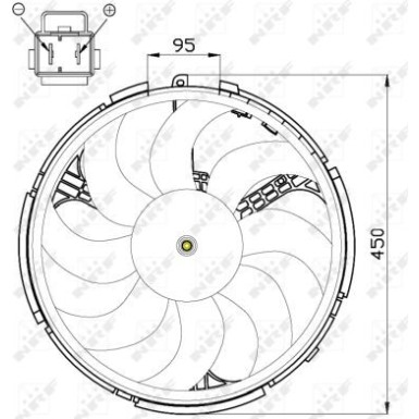 47507 Lüfter, Motorkühlung 47507 Lüfter, Motorkühlung
