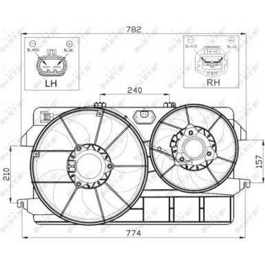 47450 Lüfter, Motorkühlung 47450 Lüfter, Motorkühlung