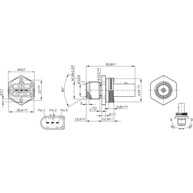 BOSCH | Sensor, Kraftstoffdruck | 0 281 002 842