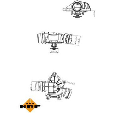 NRF Thermostat, Kühlmittel EASY FIT 725052