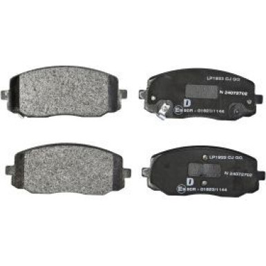 Delphi Bremsbelagsatz, Scheibenbremse LP1933