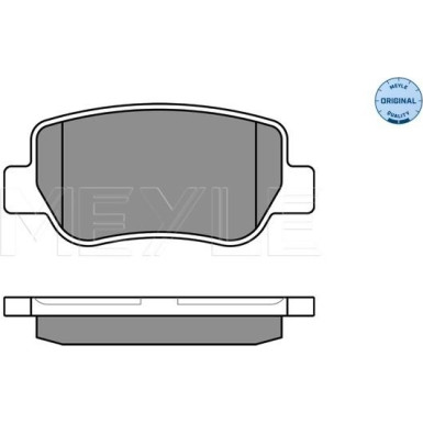 Meyle Bremsbelagsatz, Scheibenbremse MEYLE-ORIGINAL: True to OE 025 248 8516/W