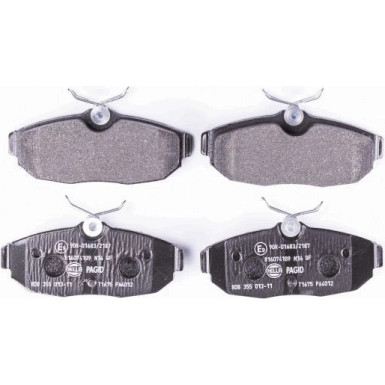 Hella Pagid | Bremsbelagsatz, Scheibenbremse | 8DB 355 013-111