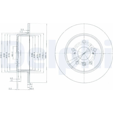 BG3183 Bremsscheibe BG3183 Bremsscheibe