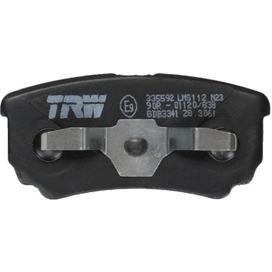 TRW | Bremsbelagsatz, Scheibenbremse | GDB3341