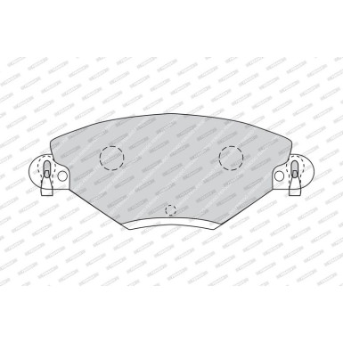 FDB1411 Bremsbelagsatz, Scheibenbremse PREMIER ECO FRICTION