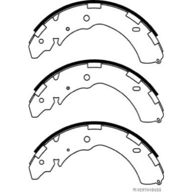 J3505043 Bremsbackensatz