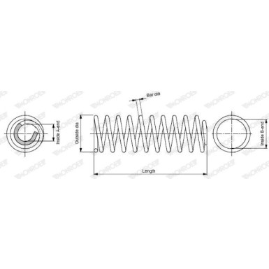 Monroe | Fahrwerksfeder | SP3709