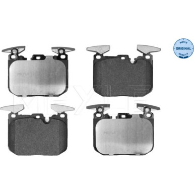 025 250 2818 Bremsbelagsatz, Scheibenbremse MEYLE-ORIGINAL: True to OE.