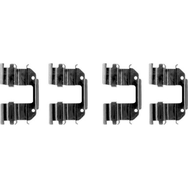 1 987 474 393 Zubehörsatz, Scheibenbremsbelag