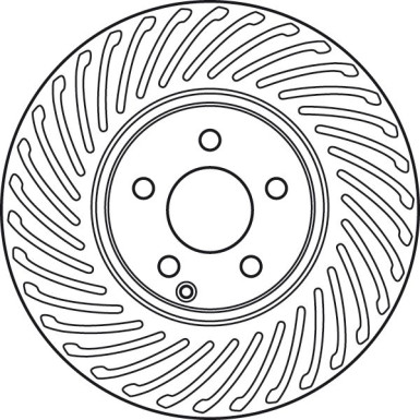 DF6012S Bremsscheibe TRW SINGLE