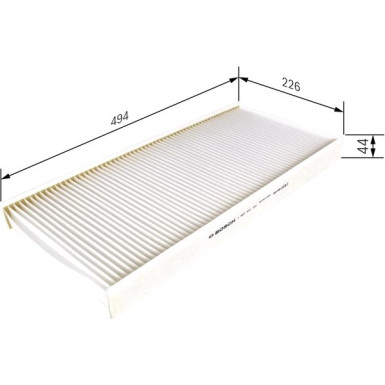 BOSCH 1 987 431 181 Innenraumfilter