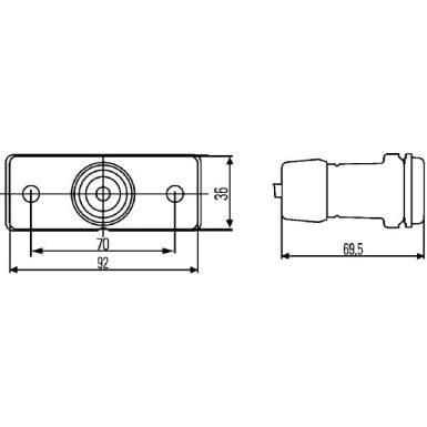 2PS 008 382-801 Seitenmarkierungsleuchte