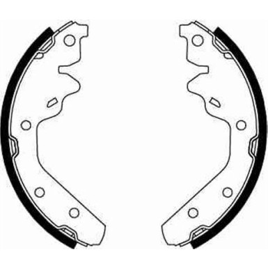 GS8644 Bremsbackensatz