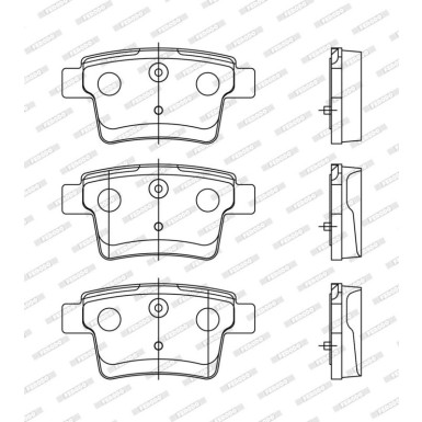 FDB1885 Bremsbelagsatz, Scheibenbremse PREMIER ECO FRICTION
