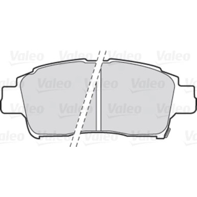 Valeo | Bremsbelagsatz, Scheibenbremse | 301606