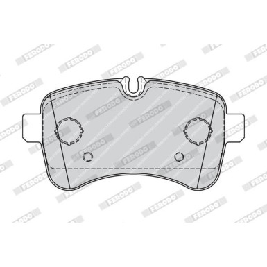 Ferodo | Bremsbelagsatz, Scheibenbremse | FVR4037 Ferodo | Bremsbelagsatz, Scheibenbremse | FVR4037
