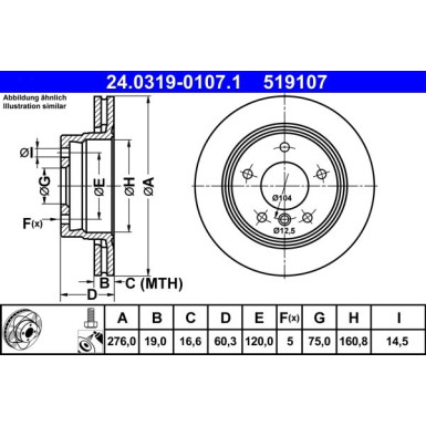24.0319-0107.1 Bremsscheibe PowerDisc