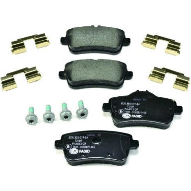 Hella Pagid | Bremsbelagsatz, Scheibenbremse | 8DB 355 019-841