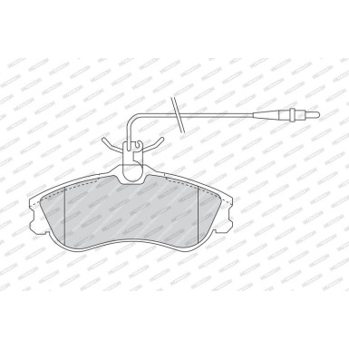 FDB1112 Bremsbelagsatz, Scheibenbremse PREMIER ECO FRICTION