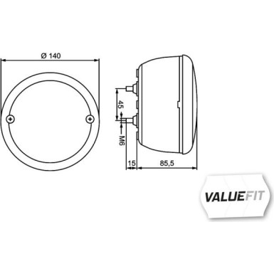 Hella | Heckleuchte | 2SD 357 026-201