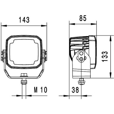 Hella | Arbeitsscheinwerfer | 1GA 995 506-081