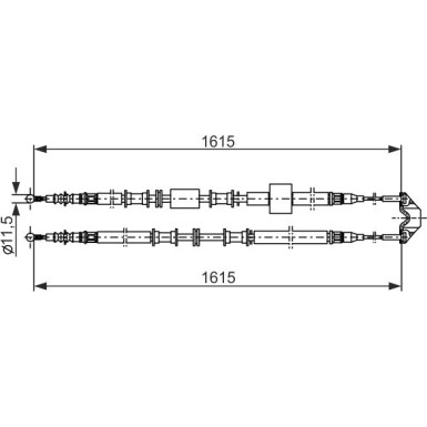 1 987 477 935 Seilzug, Feststellbremse