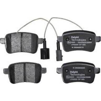 Delphi Bremsbelagsatz, Scheibenbremse LP2222