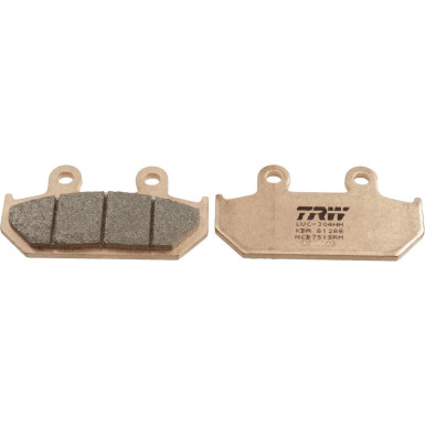 TRW | Bremsbelagsatz, Scheibenbremse | MCB751SRM