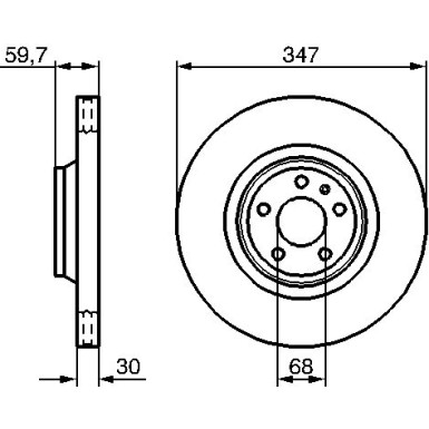 BOSCH | Bremsscheibe | 0 986 479 260