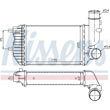 96889 Ladeluftkühler ** FIRST FIT ** 96889 Ladeluftkühler ** FIRST FIT **
