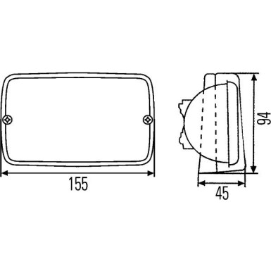 Hella | Arbeitsscheinwerfer | 1GA 996 082-001