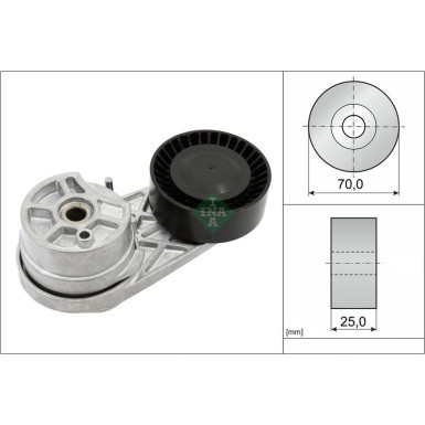 INA | Riemenspanner, Keilrippenriemen | 534 0727 10