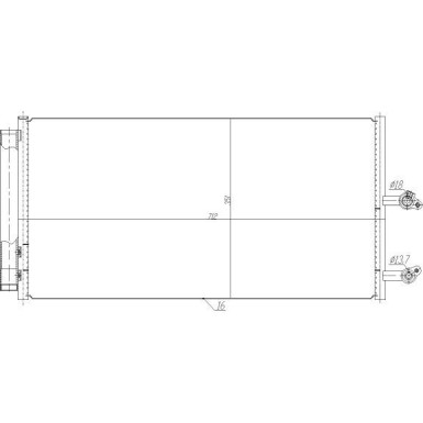 350470 Kondensator, Klimaanlage EASY FIT