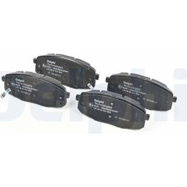 LP1819 Bremsbelagsatz, Scheibenbremse