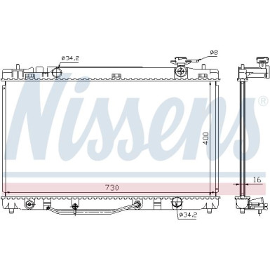 646808 Kühler, Motorkühlung