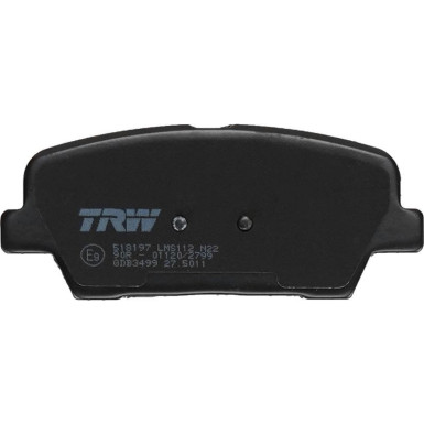 TRW | Bremsbelagsatz, Scheibenbremse | GDB3499