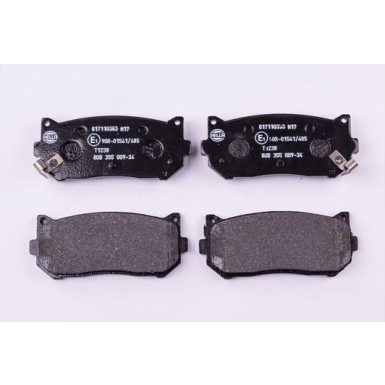 Hella | Bremsbelagsatz, Scheibenbremse | 8DB 355 009-341