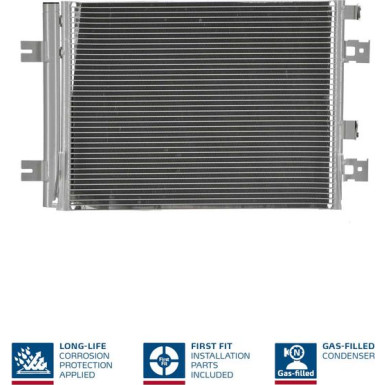 Nissens | Kondensator, Klimaanlage | 940262