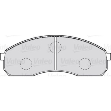 Valeo | Bremsbelagsatz, Scheibenbremse | 301821
