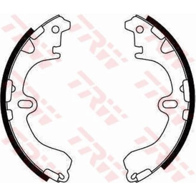 TRW | Bremsbackensatz | GS8291
