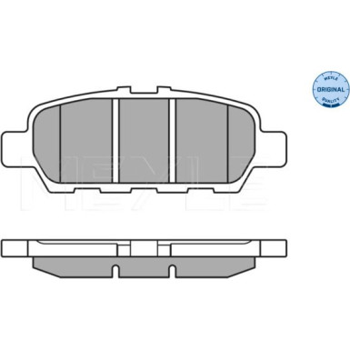Meyle Bremsbelagsatz, Scheibenbremse MEYLE-ORIGINAL: True to OE 025 248 7113/W