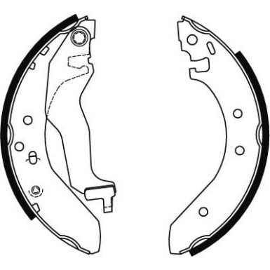 GS6246 Bremsbackensatz