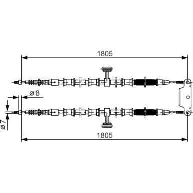 1 987 477 907 Seilzug, Feststellbremse