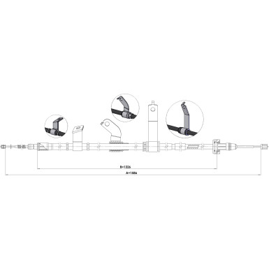 1.KI014 Seilzug, Feststellbremse