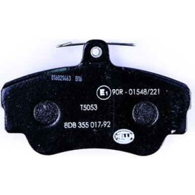 Hella | Bremsbelagsatz, Scheibenbremse | 8DB 355 017-921