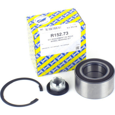 SNR R152.73 Radlagersatz mit Gummilager, mit integriertem magnetischen Sensorring, 82 mm SNR R152.73 Radlagersatz mit Gummilager, mit integriertem magnetischen Sensorring, 82 mm