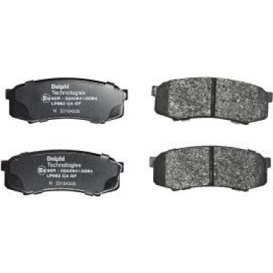 Delphi Bremsbelagsatz, Scheibenbremse LP963