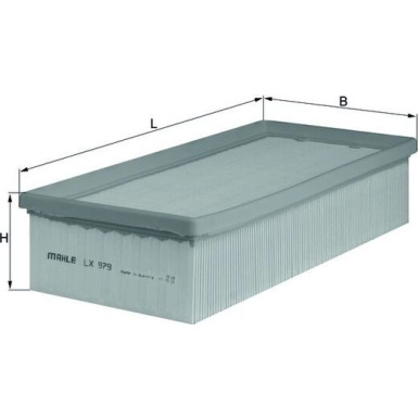 LX 979 Luftfilter